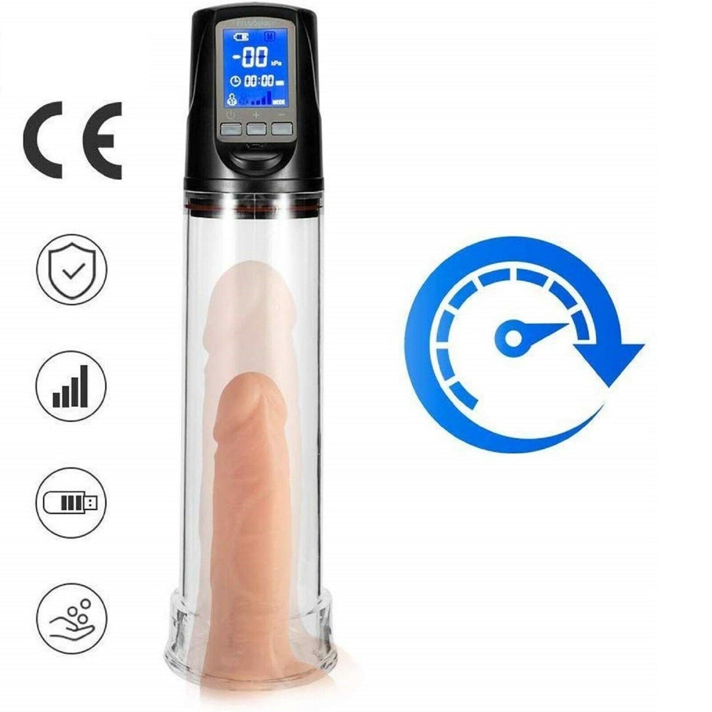 Electric Automatic Penis Enlargement Pump Rechargeable Enlarger Cock Extender