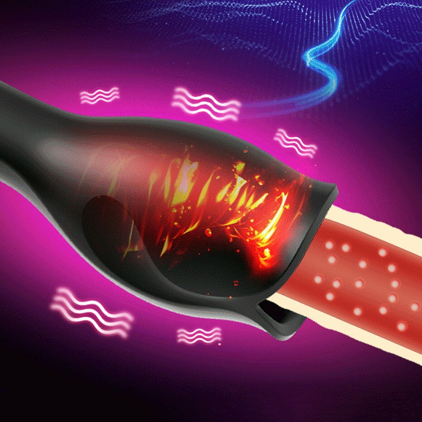 Penis Vibrator Stroker Glans Trainer Vibrating Male Masturbator USB Sex Toy