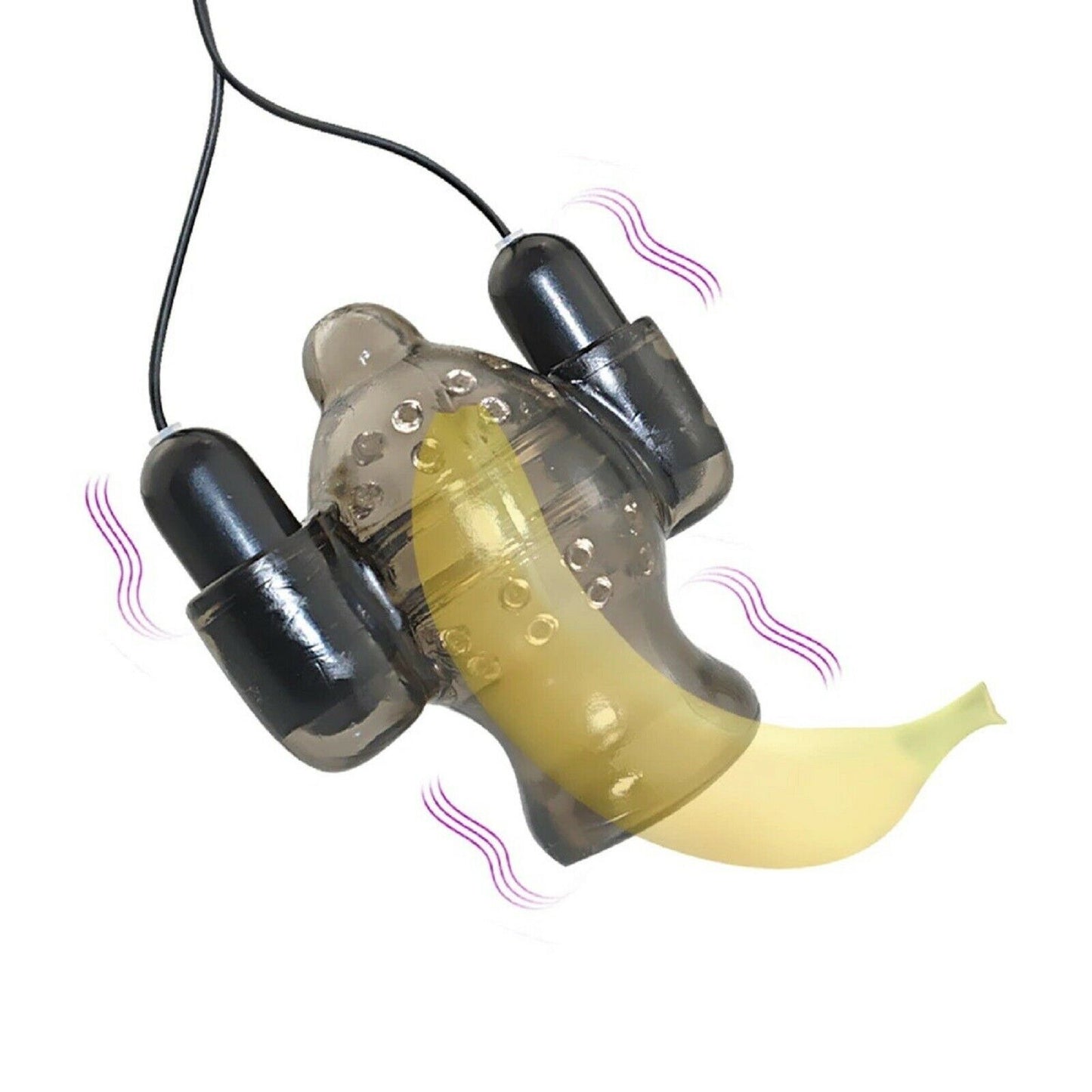 Vibrating Male Masturbator Penis Glans Vibrator Massager Delay Trainer Sex Toy