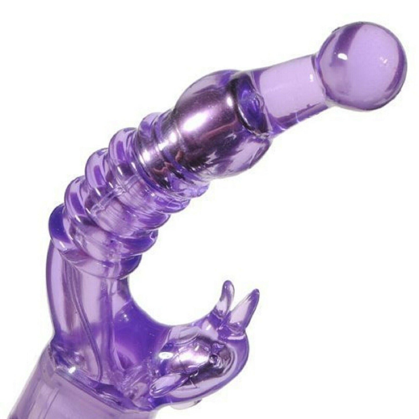 Rabbit Vibrator Dildo G-Spot Double Vibe Clit Stimulator Female Anal Sex Toy NEW