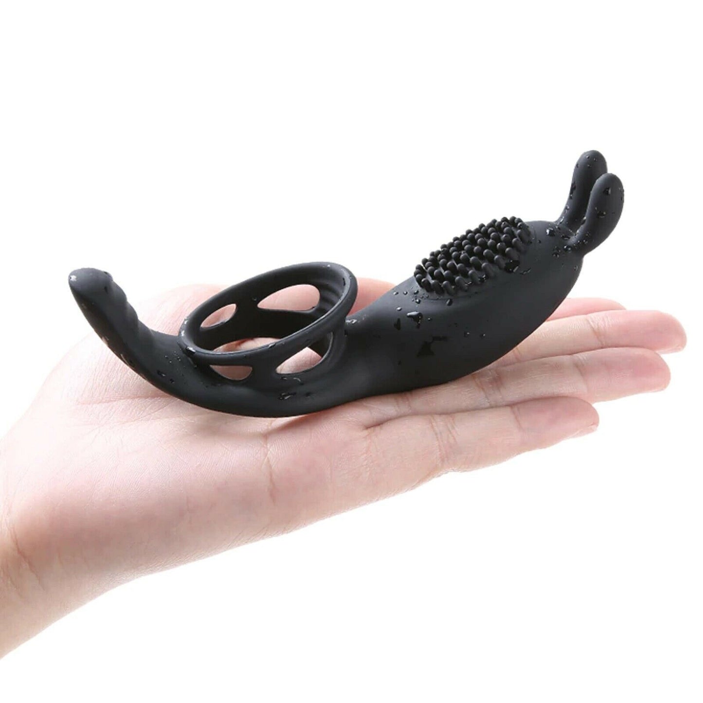 Vibrating Cock Ring Penis USB Dildo Couples Vibe Clit Vibrator Wearable Sex Toy