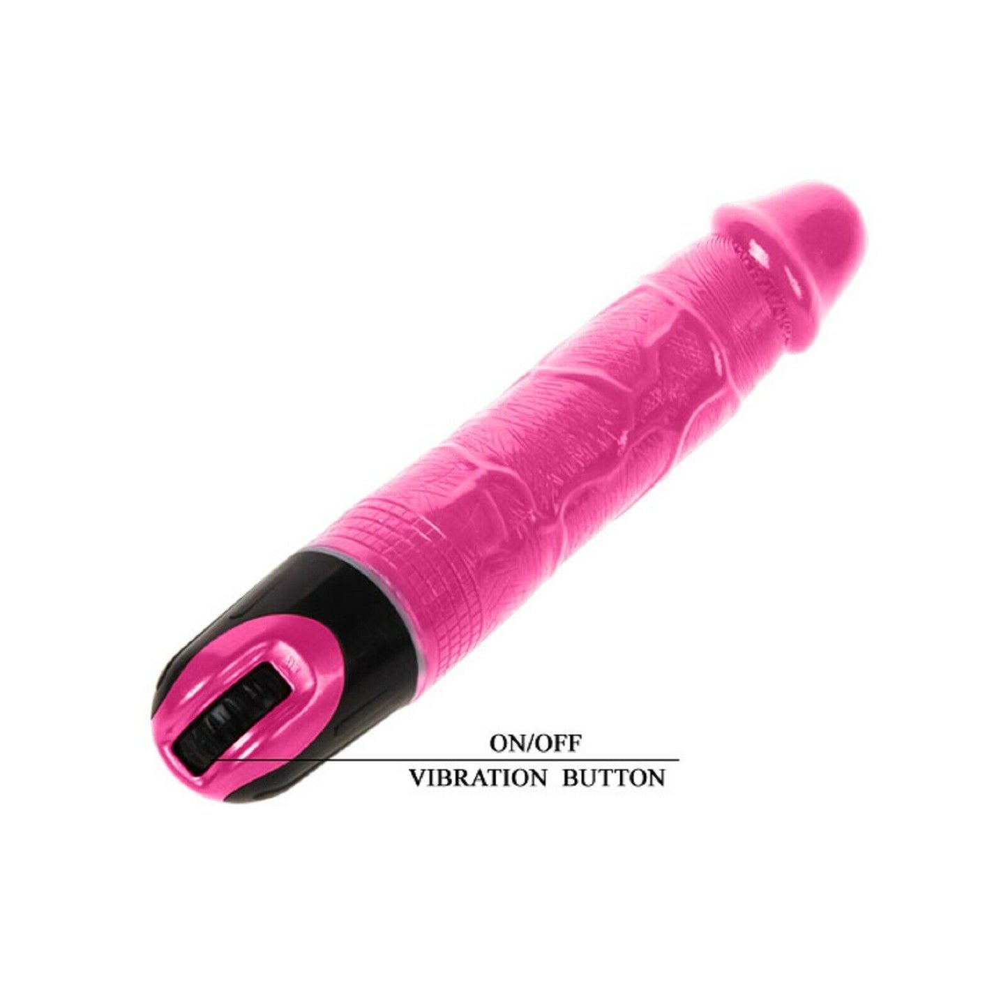9.3" Large Vibrator Dildo Big Realistic Dong G-spot Clit Anal Vibrating Sex Toy