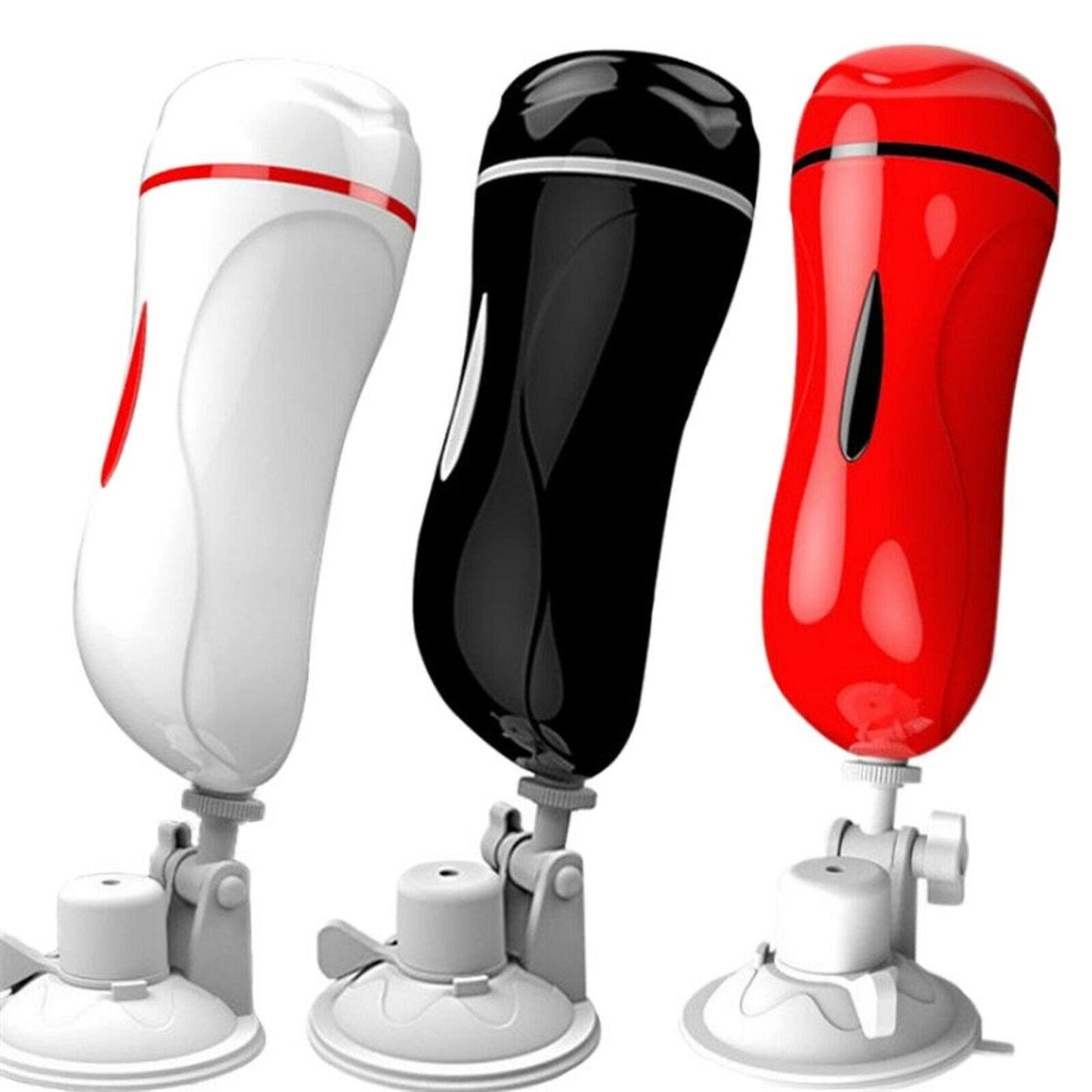 Male Masturbator Pussy Anal Oral Stroker Hands Free Vagina Suction Cup Sex Toy