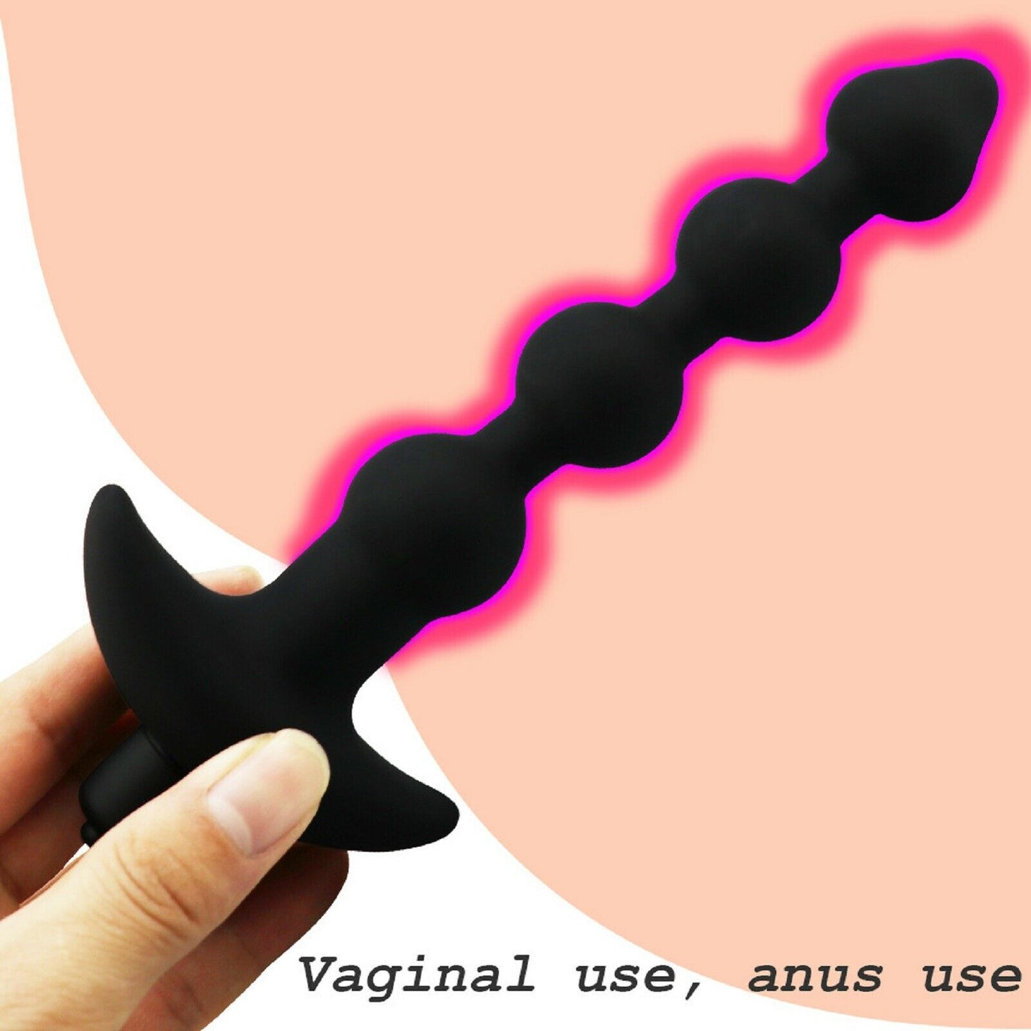 10 Speed Anal Vibrator Vibrating Anal Beads Prostate Massager Butt Plug Sex Toy
