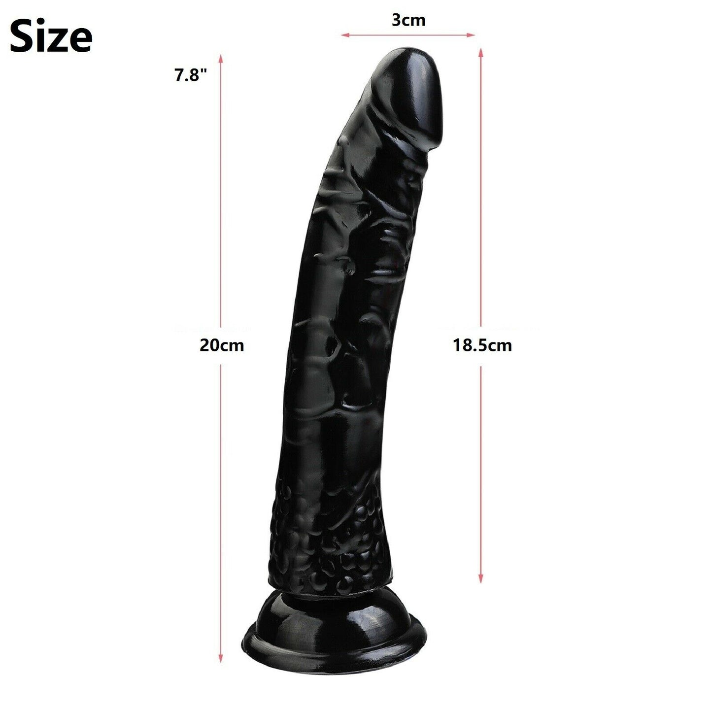 Dildo Dong Realistic Penis Cock G-Spot Viginal Anal Suction Cup Adult Sex Toy