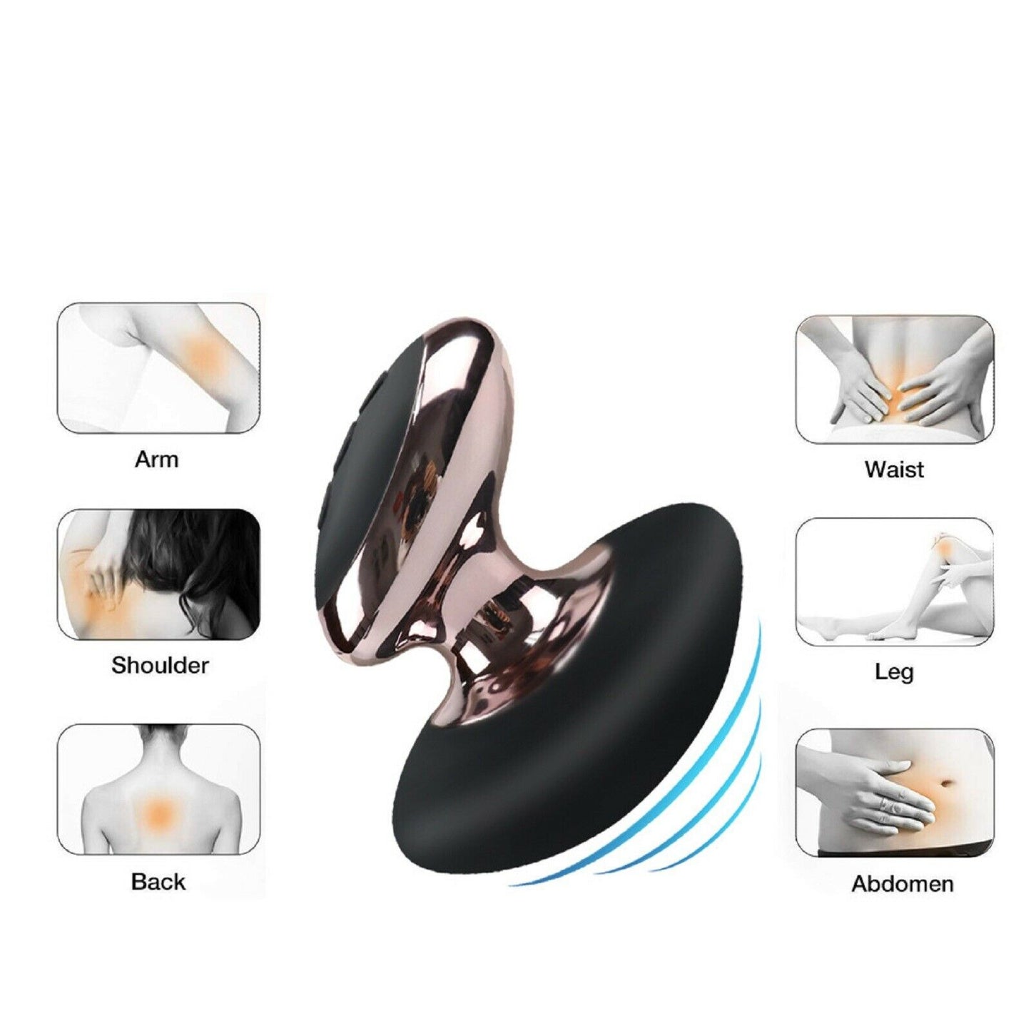 Rechargeable Clitoris Magic Wand Vibrator Clit Woman Couples Massager Sex Toy