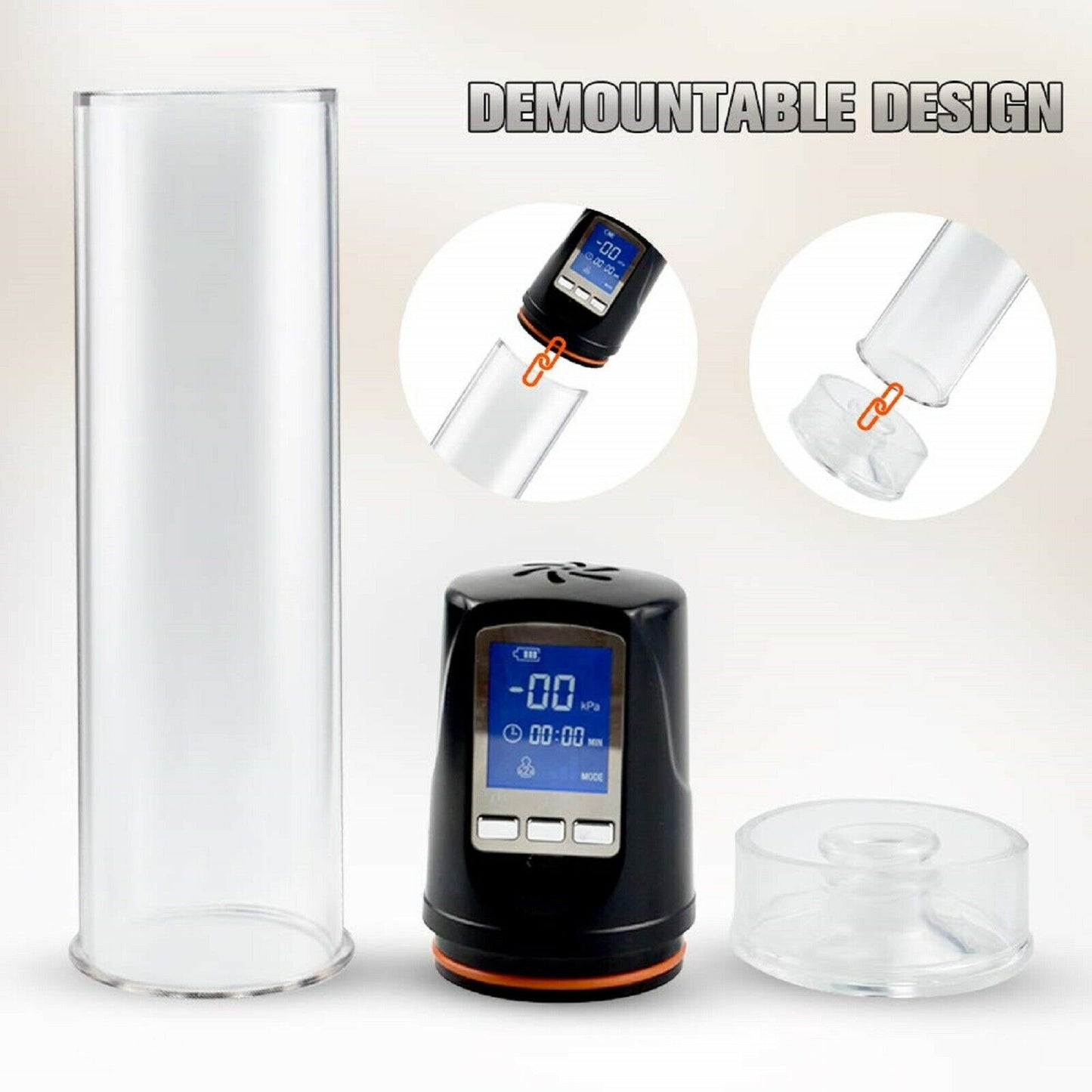 Electric Automatic Penis Enlargement Pump Rechargeable Enlarger Cock Extender
