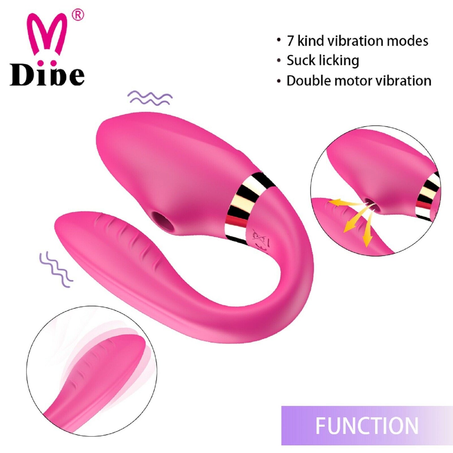 Remote Control Bullet Sucking Vibrator G Spot Clitoral Stimulator USB Sex Toy