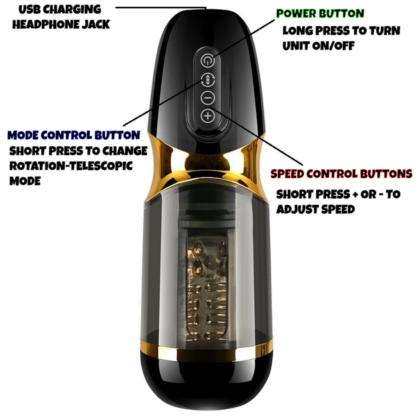 Male Masturbator Pussy Automatic Piston Auto Stroker Mens Masturbation Sex Toy