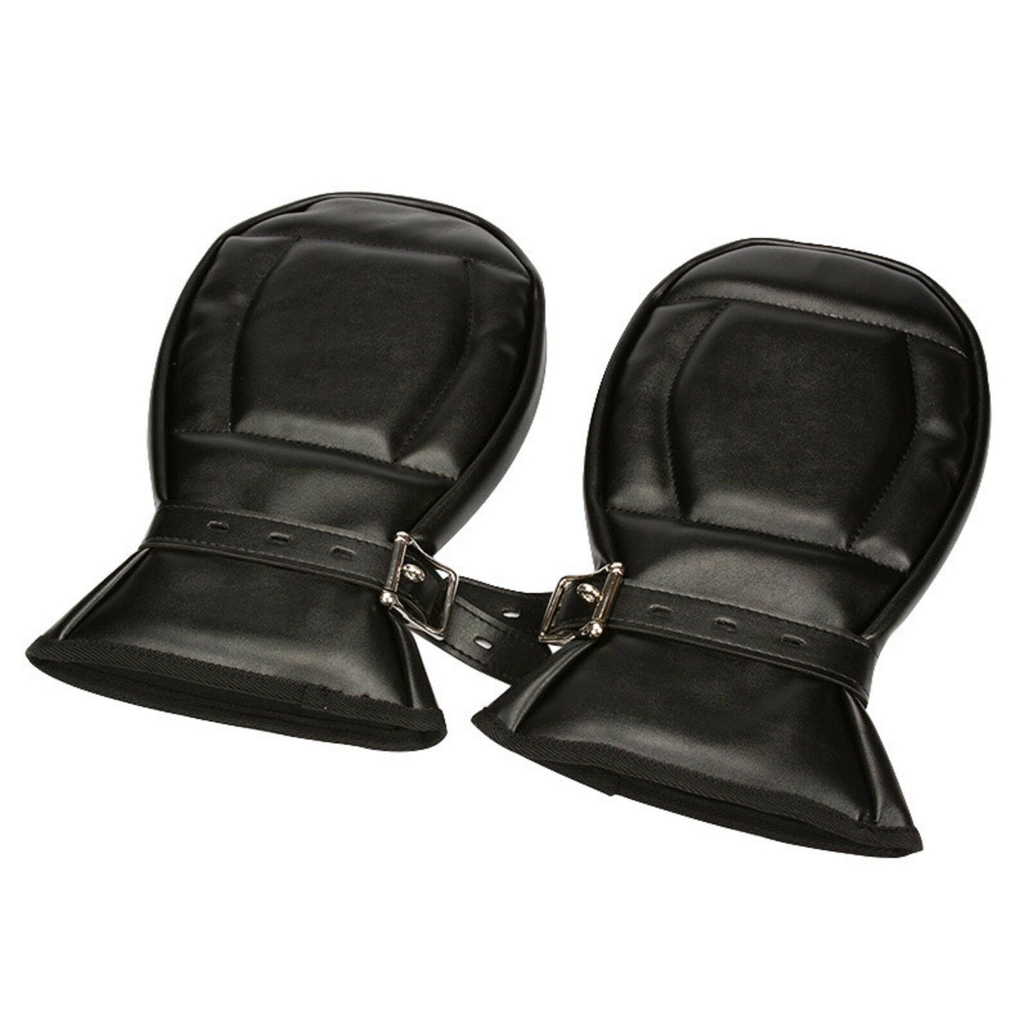 PU Flax Leather Mittens Gloves Puppy Pup Play BDSM Bondage Fetish Restraint NEW