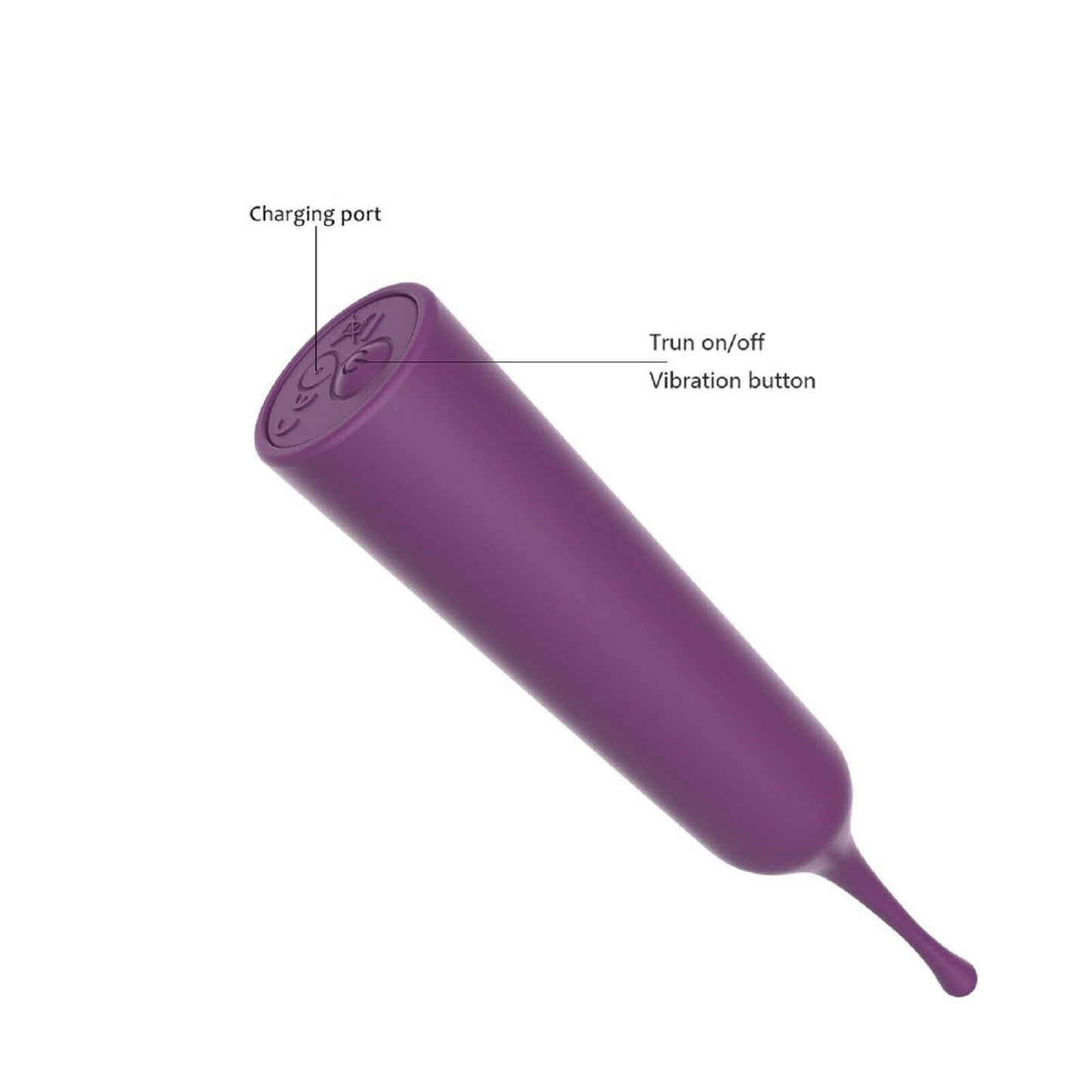 Vibrator Wand G-Spot Clitoral Stimulator Clit Massager Female Dildo USB Sex Toy