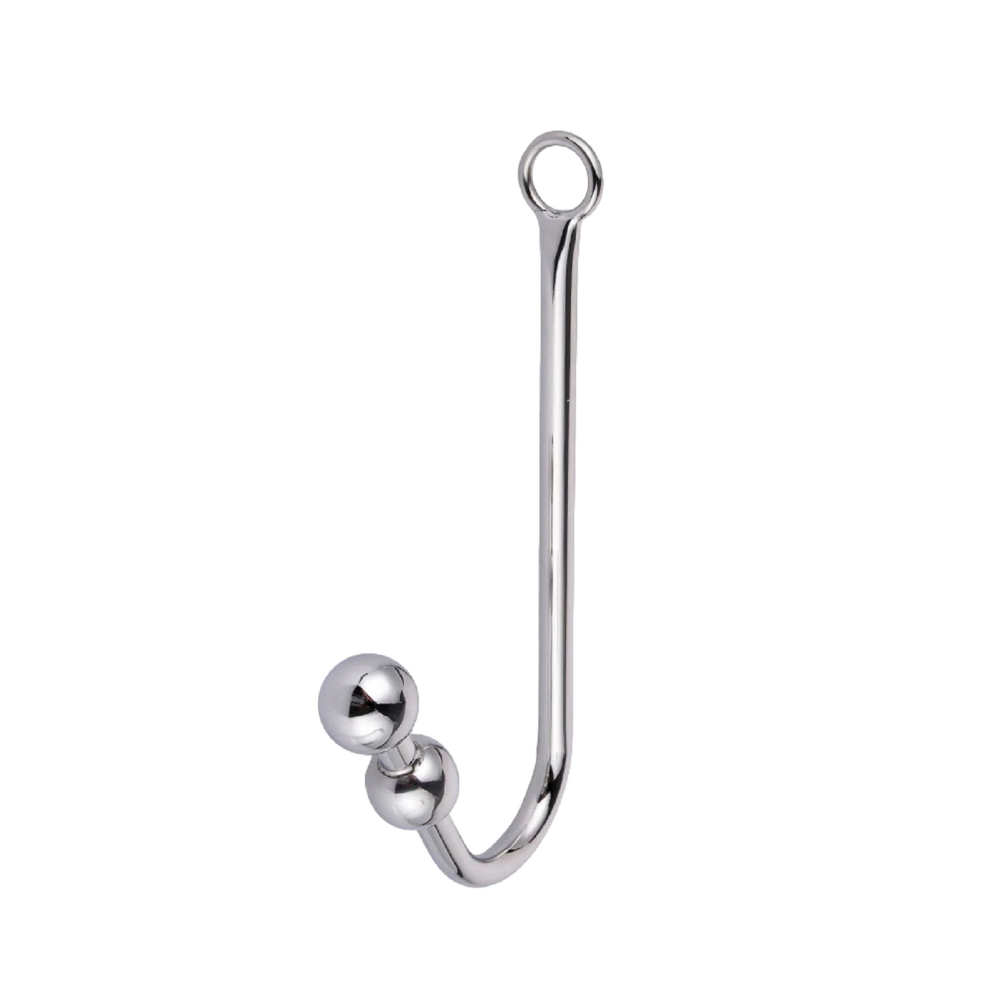 BDSM Anal Hook Large Fetish Beads Plug Steel Metal Bondage Restraint Sex Toy
