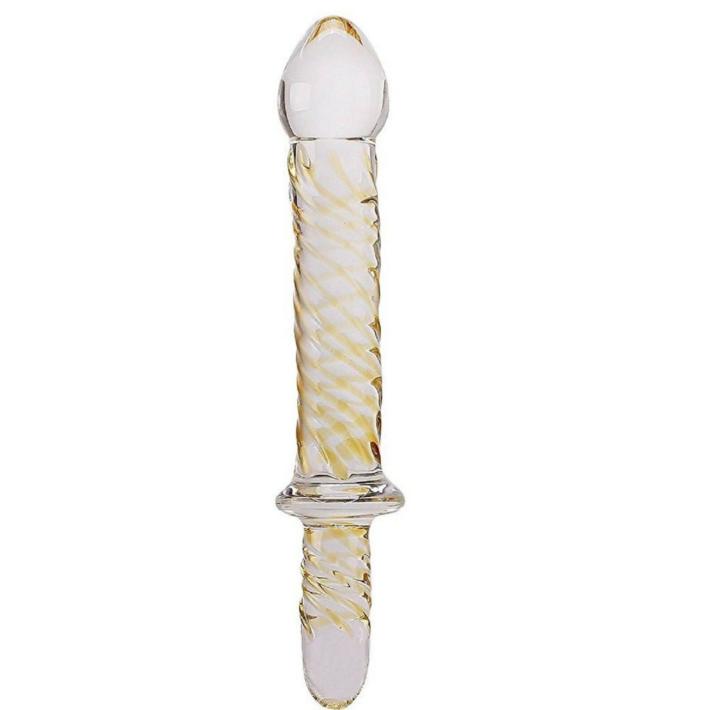 9" Glass Dildo Dong Wand Massager Thruster Anal Vaginal LARGE Adult Gay Sex Toy