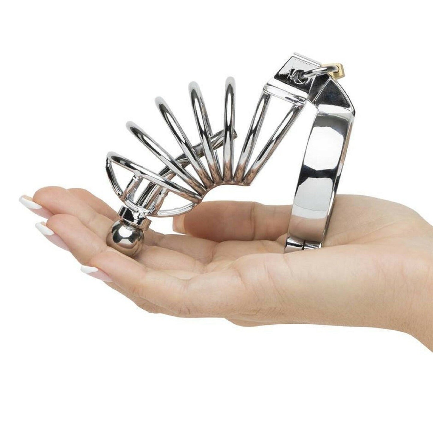BDSM Cock Penis Cage Male Chastity Kit Steel Urethra Fetish Restraint Bondage