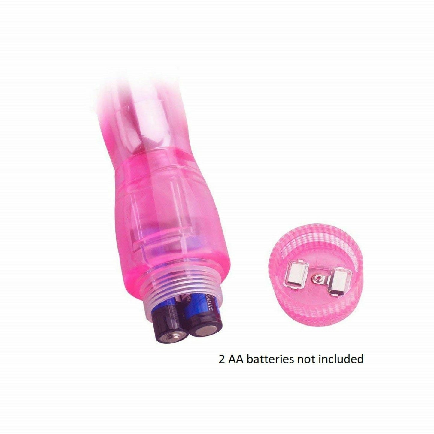 Double Penetration Ended Vibrating Dildo Dong Vibrator Anal G-Spot Sex Toy New