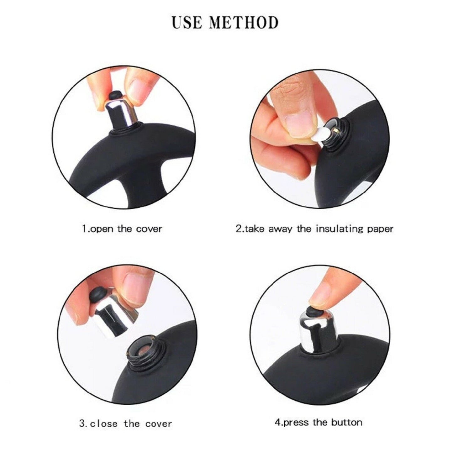 Vibrating Prostate Massager Male G-Spot Vibrator Anal Bead Butt Plug Men Sex Toy
