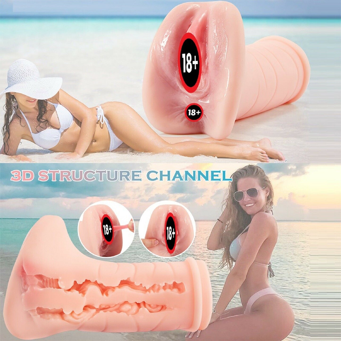 Male Masturbator Ass Pussy Sex Doll Realistic Stroker Masturbation Mens Sex Toy