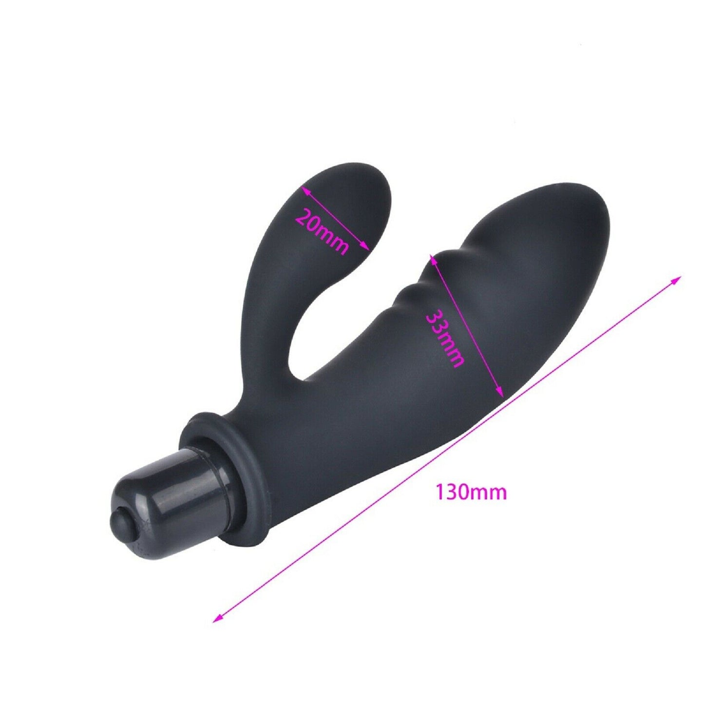 Female Vibrator Anal Vaginal Massager G-Spot Clitoris Dildo Vibe Clit Sex Toy