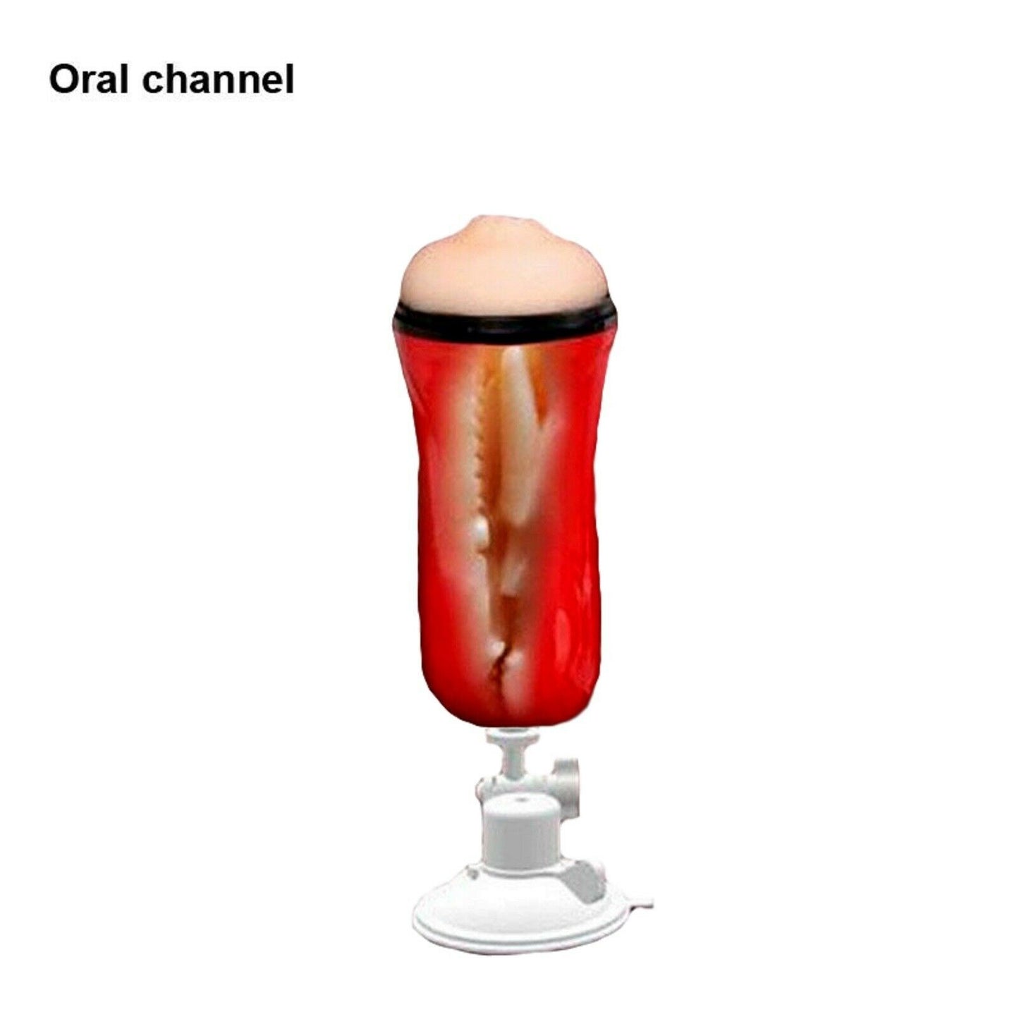 Male Masturbator Pussy Anal Oral Stroker Hands Free Vagina Suction Cup Sex Toy
