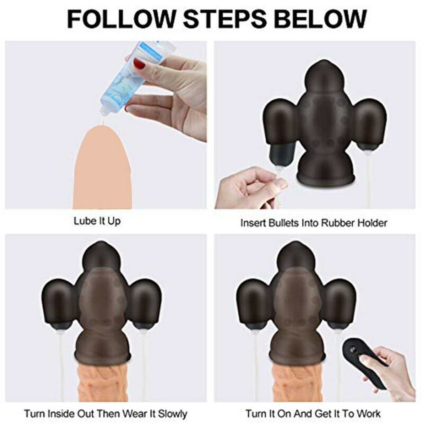 Vibrating Male Penis Glans Stimulator Massager Vibrator Delay Trainer Sex Toy