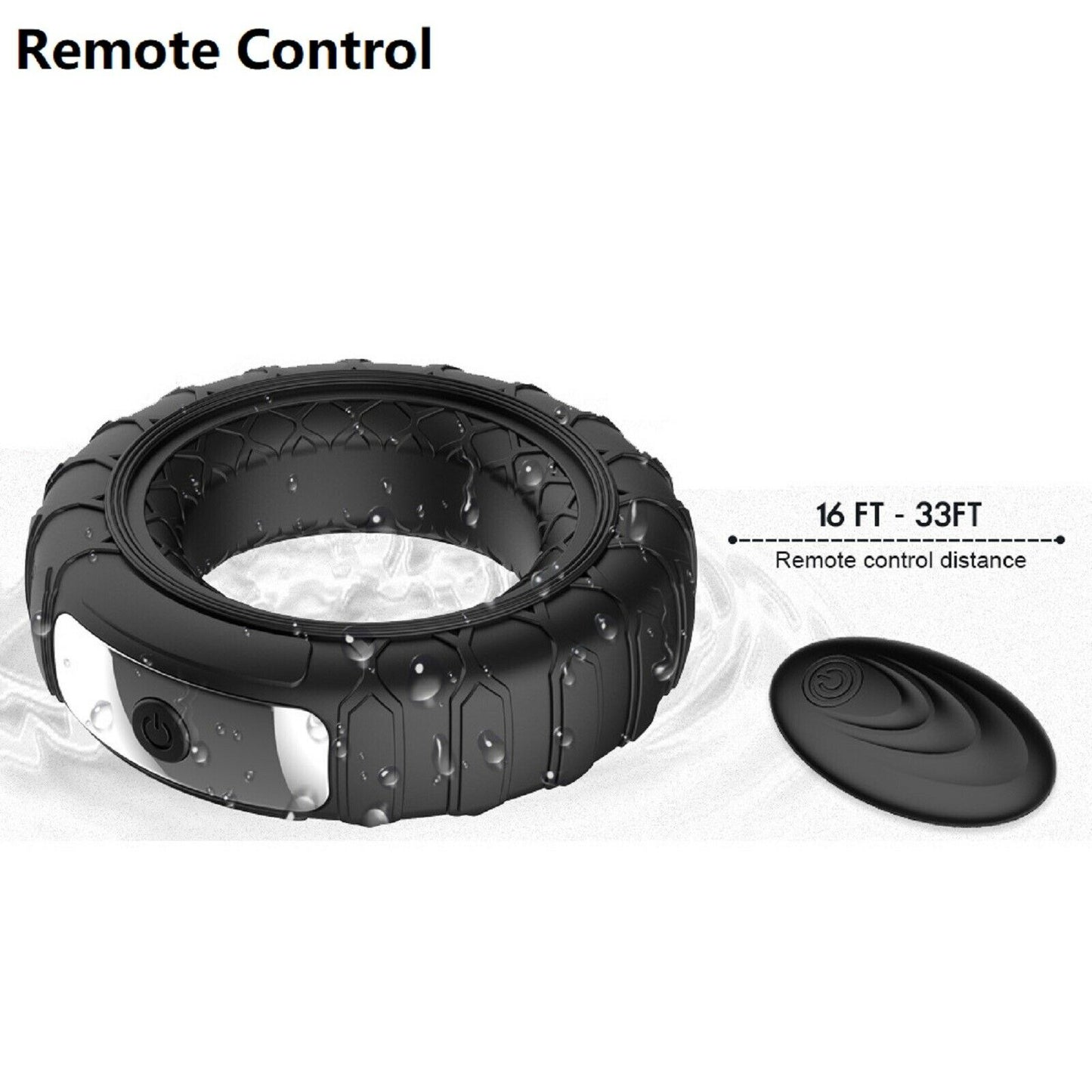 Vibrating Cock Ring USB Penis Vibrator Ring Couples Delay Remote Control Sex Toy