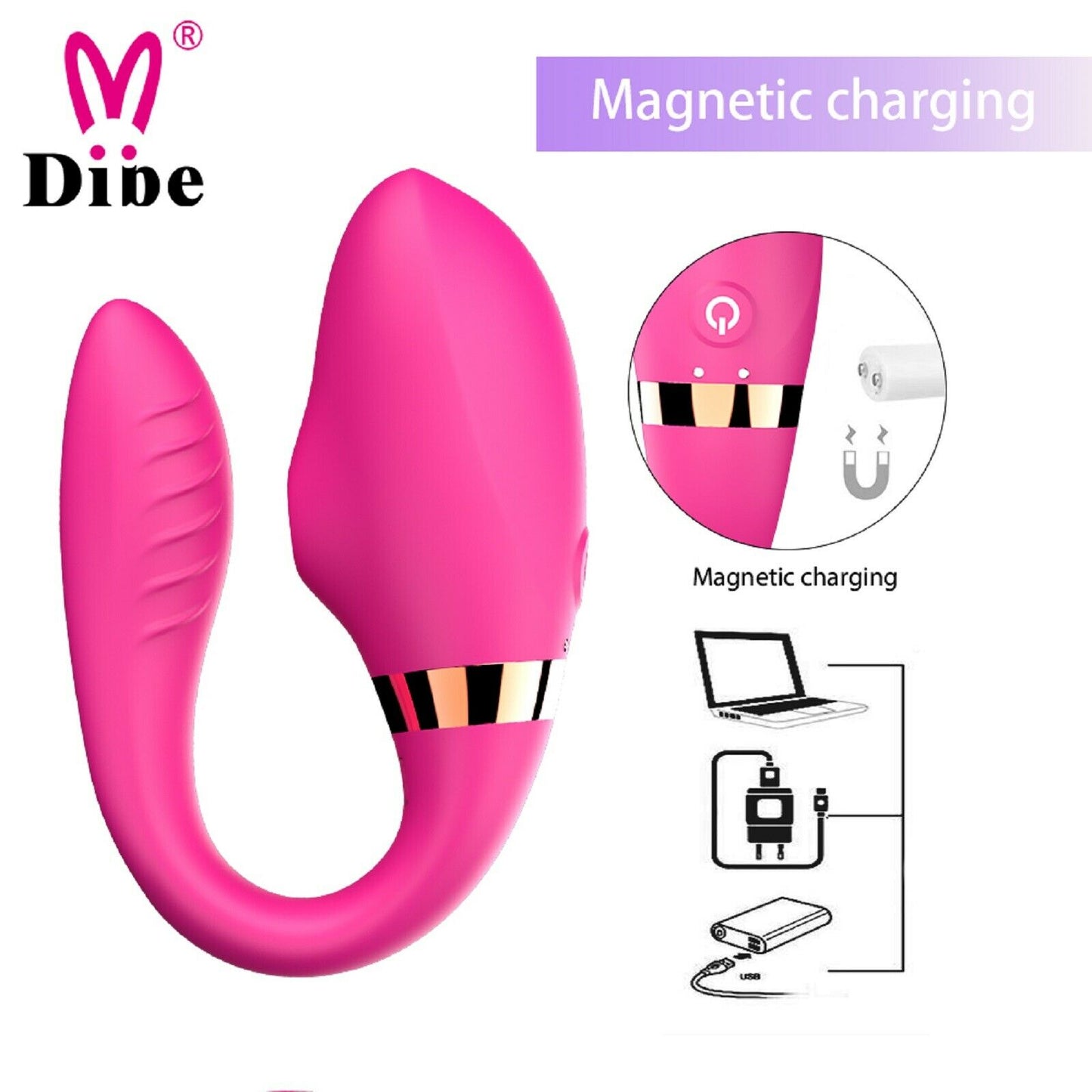 Remote Control Bullet Sucking Vibrator G Spot Clitoral Stimulator USB Sex Toy