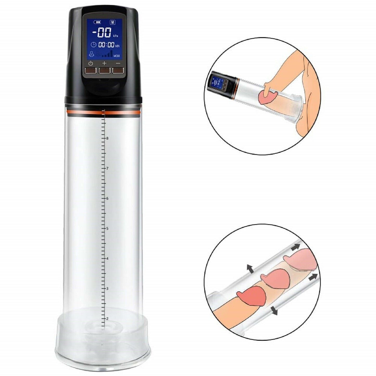 Electric Automatic Penis Enlargement Pump Rechargeable Enlarger Cock Extender