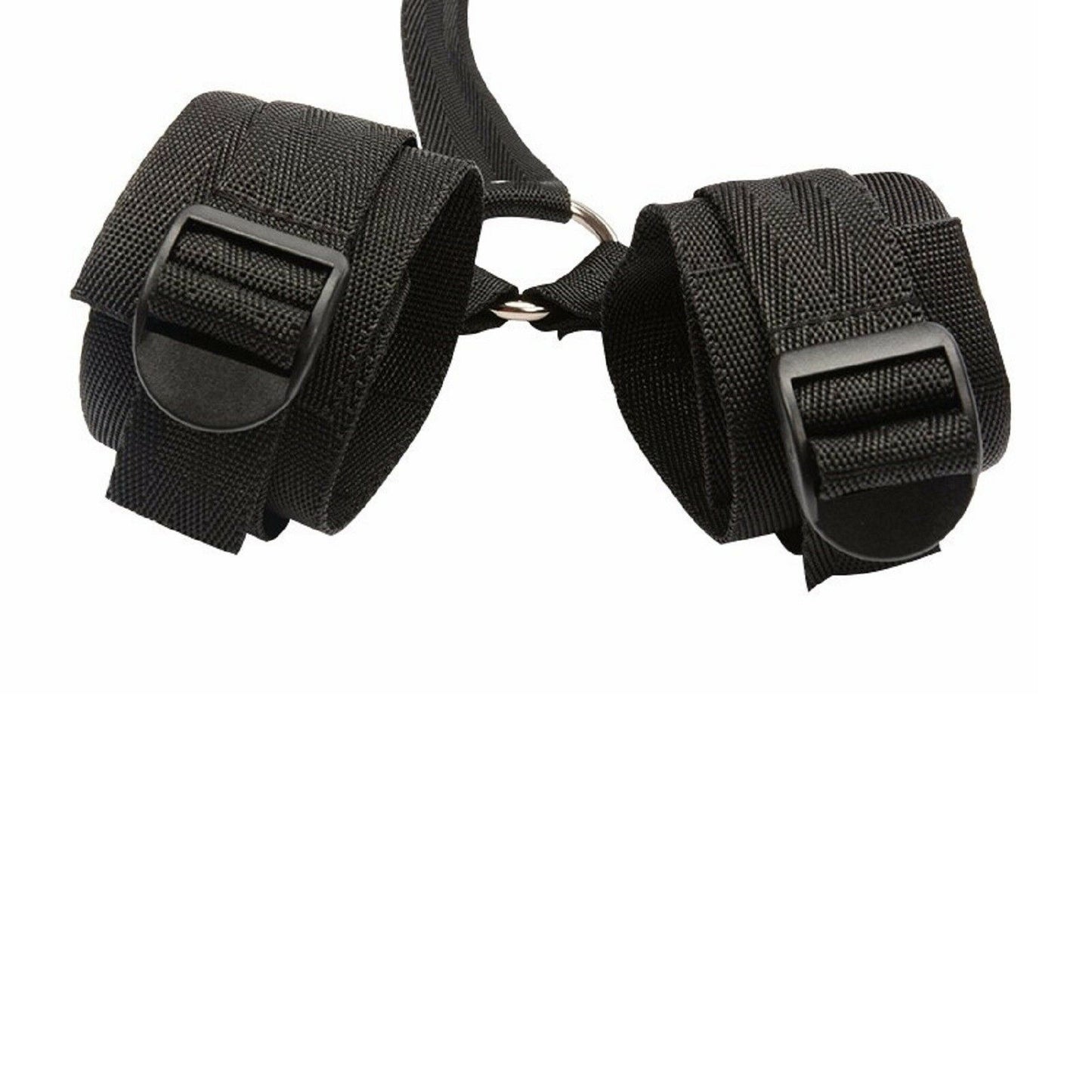 BDSM Hand Cuffs & Neck Collar Back Bondage Restraint Choker S&M Adult/Sex Toy