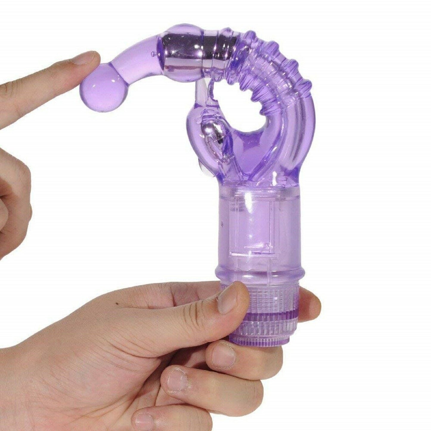 Rabbit Vibrator Dildo G-Spot Double Vibe Clit Stimulator Female Anal Sex Toy NEW