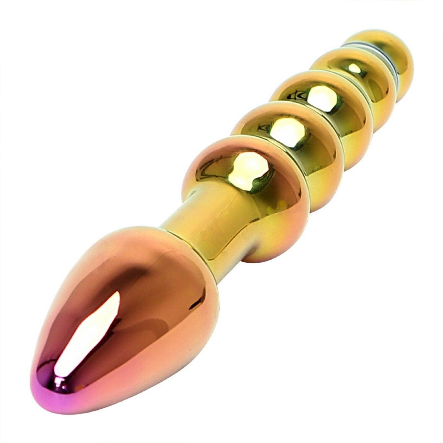 Glass Dildo Dong Anal Beads Chain Thruster Plug Prostate Massager Adult Sex Toy