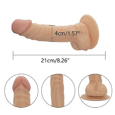 Wearable Realistic Dildo Dong Strap On Harness Lesbian Couples Adult Sex Toy New