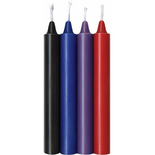 4 Pack Japanese Drip Low Temperature Bondage Candles S&M BDSM Wax Play