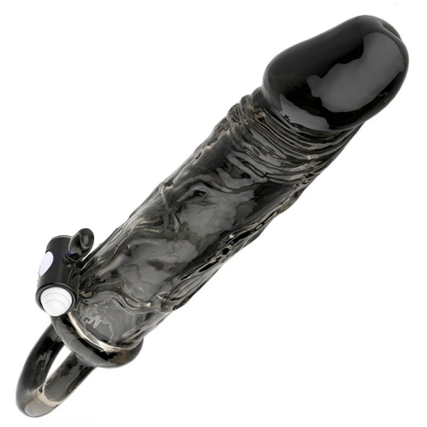 Realistic Penis Extender Sleeve Delay Cock Extension Men Dildo Adult Sex Toy NEW