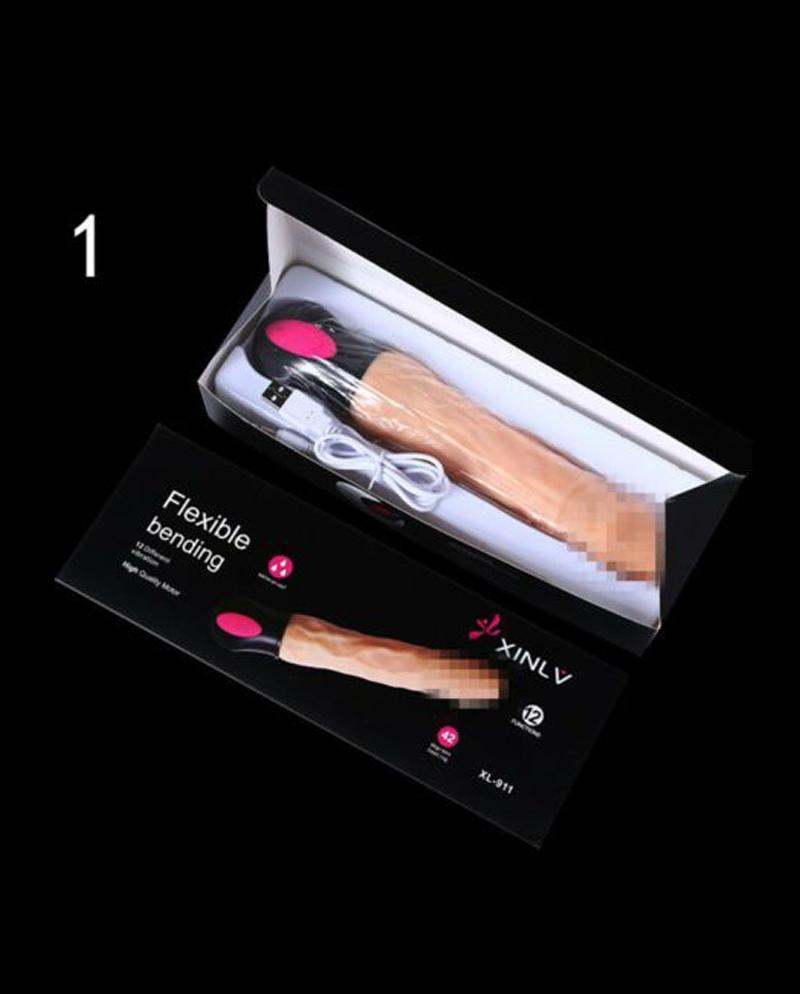 12 Modes Realistic Vibrator Dildo Heating Veined G Spot Rechargeable Sex Toy