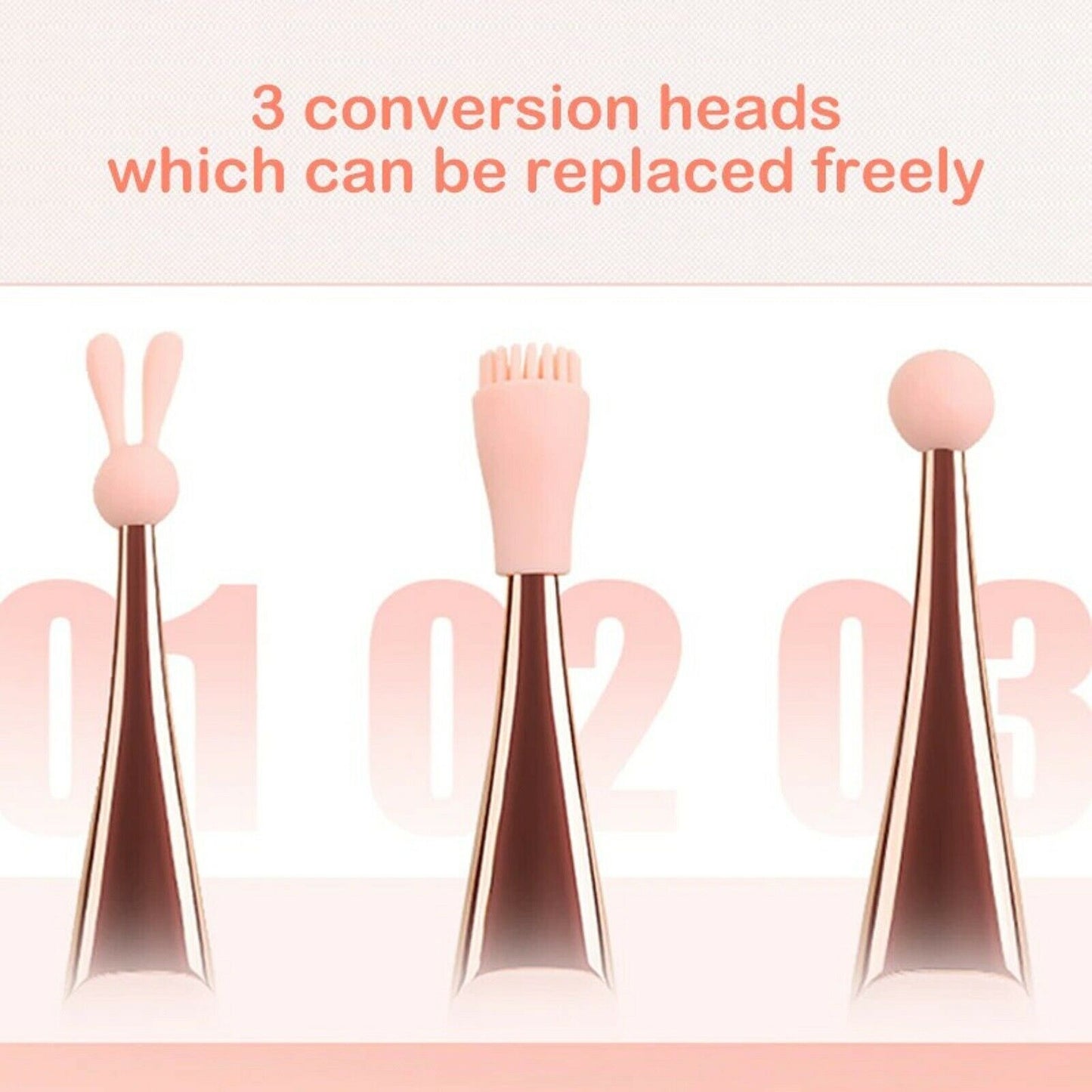 Vibrator Wand G-Spot Clitoral Stimulator Clit Massager Female Dildo USB Sex Toy