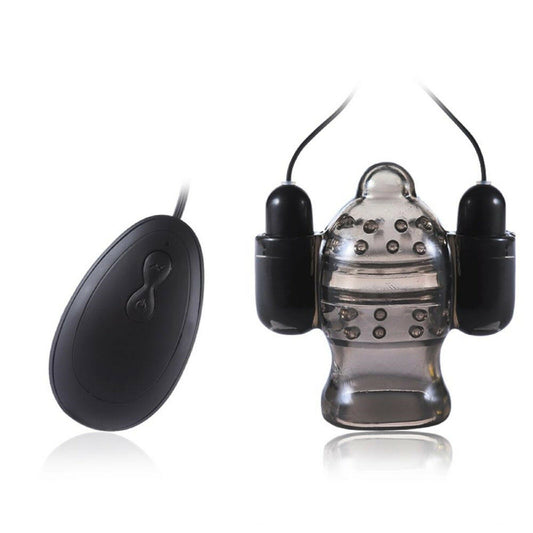 Vibrating Male Masturbator Penis Glans Vibrator Massager Delay Trainer Sex Toy