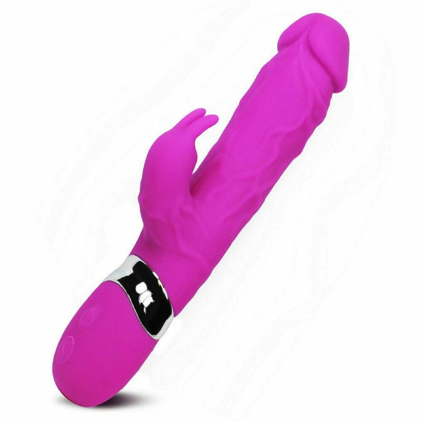 9" Large Rabbit Vibrator Big Realistic Dildo Clit USB Rechargeable Wand Sex Toy