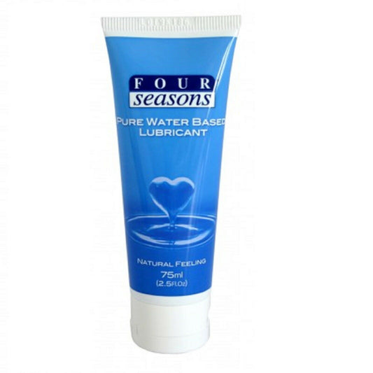 Lube Four Seasons 75ml Personal Sex Lubricant Tube Safe Water Based New