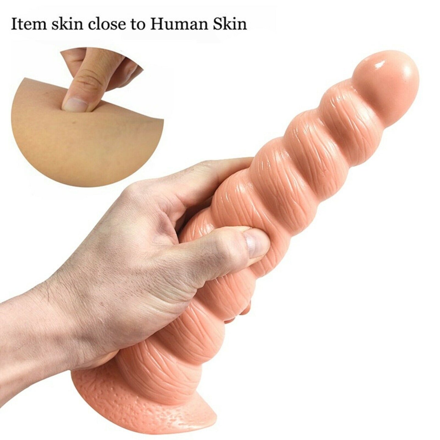 9.6" Thick Spiral Big Dildo Long Anal Plug Gay Dong Huge Monster Giant Sex Toy