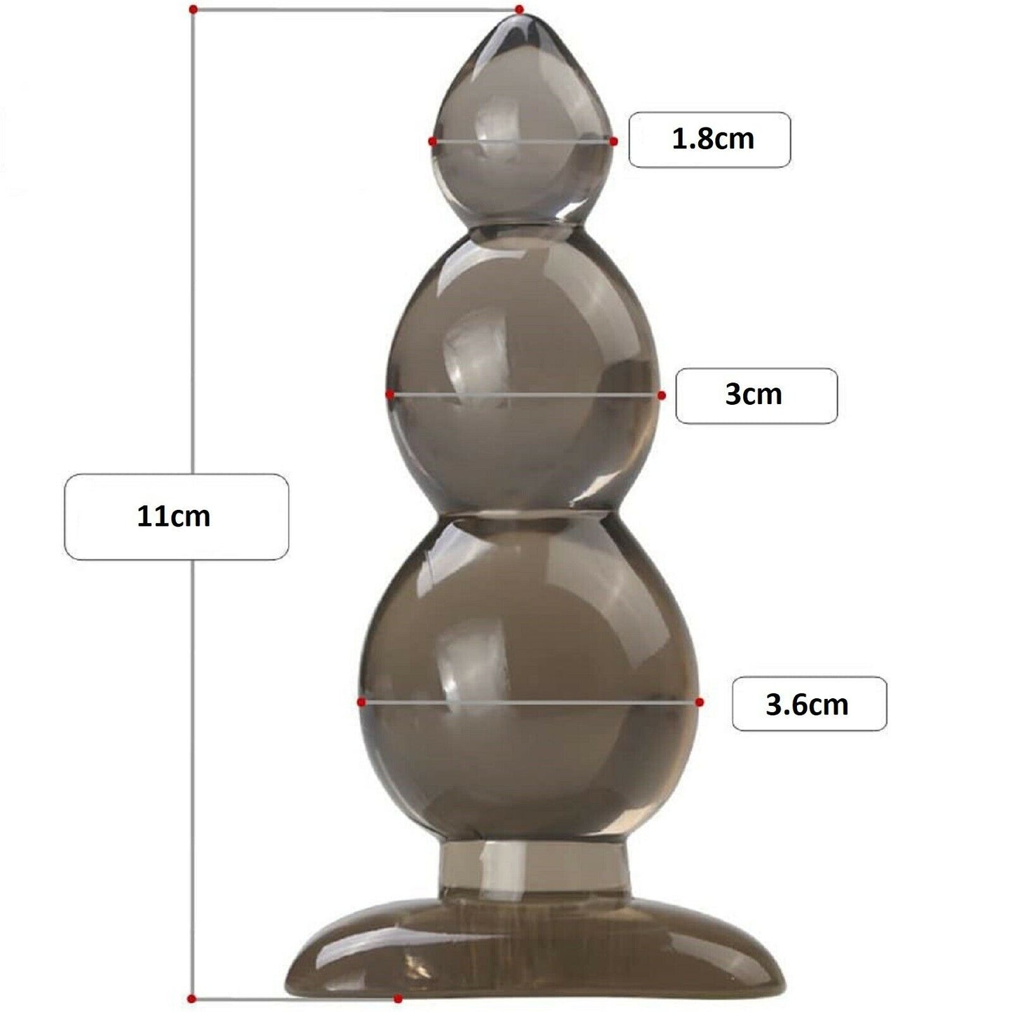 4 Anal Butt Plug Training Kit Set Beads Dildo Prostate Massager Trainer Sex Toy