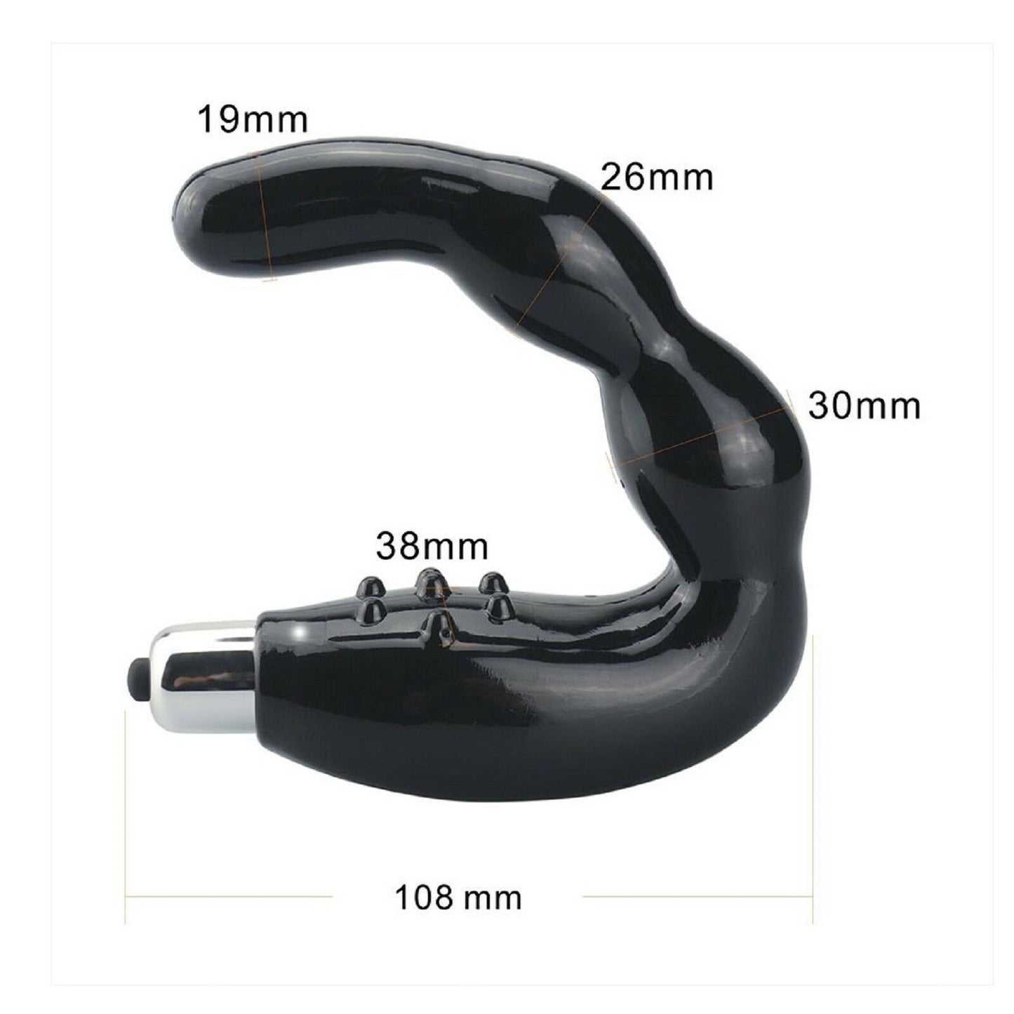 Vibrating Prostate Massager Waterproof Male Anal Butt Plug G Spot Adult/Sex Toy
