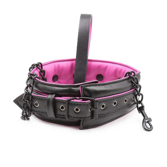 BDSM PU Leather Collar Leash Handcuffs Bondage Restraint Kit Couples Sex Toy NEW