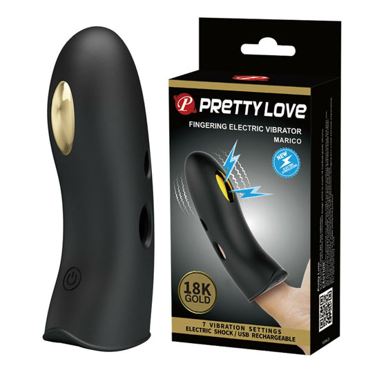 Pretty Love Electric Finger Shock Vibrator G Spot Clitoral Stimulator Sex Toy