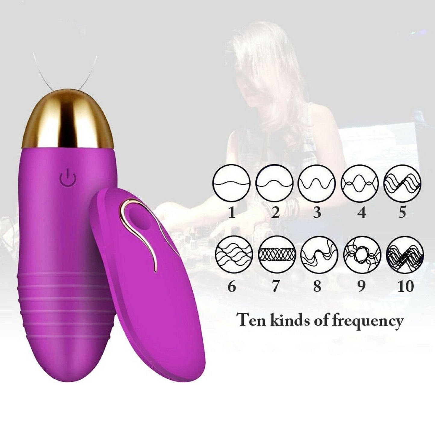 Remote Control Vibrator Wearable Dildo Clit Vibrating Panties USB Female Sex Toy