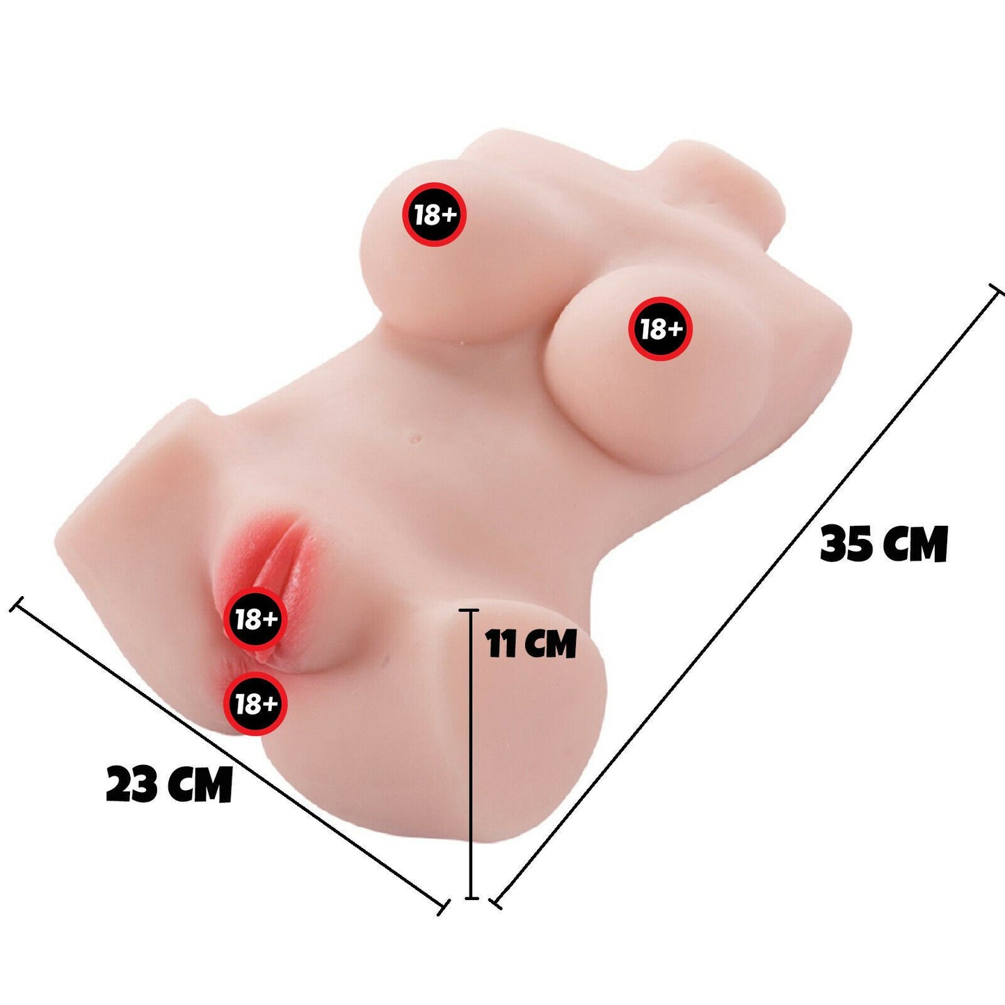 Life-like Sex Doll Realistic Vagina Pussy Boobs Male Masturbator Stroker Sex Toy