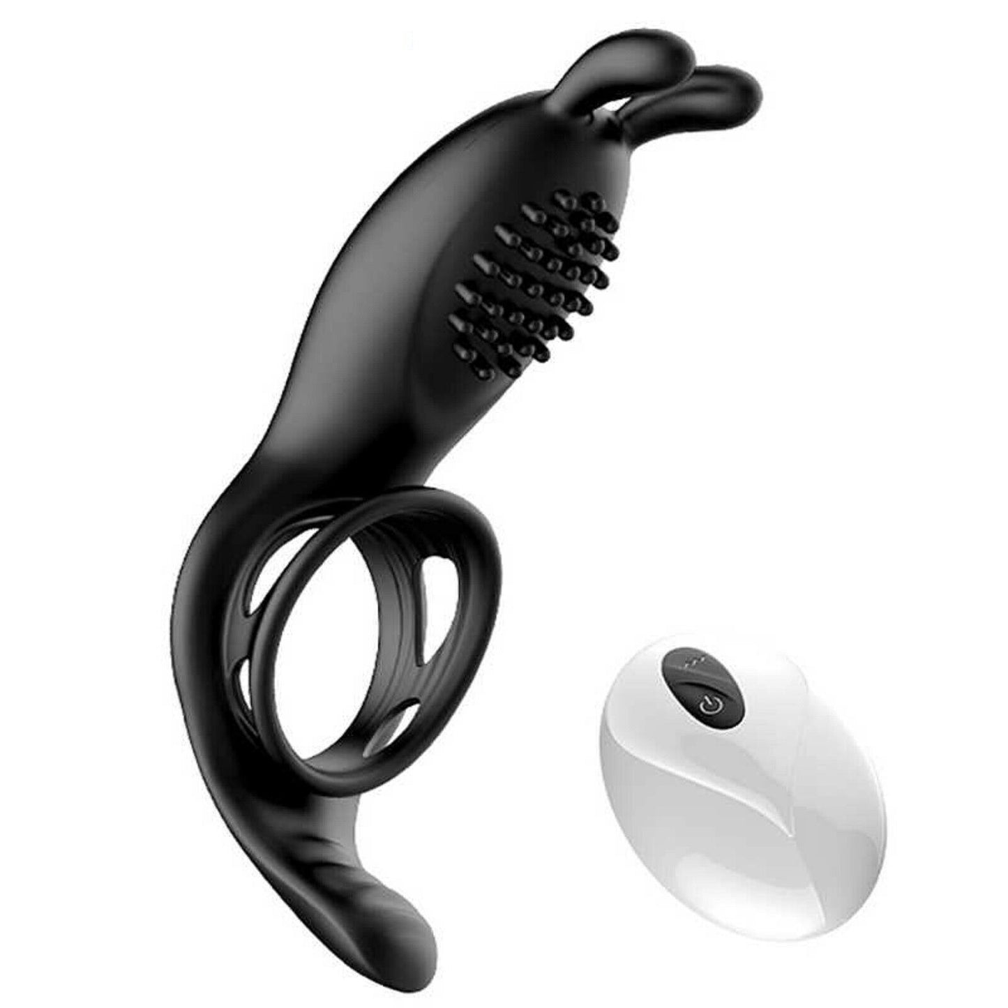 Vibrating Cock Ring Penis USB Dildo Couples Vibe Clit Vibrator Wearable Sex Toy