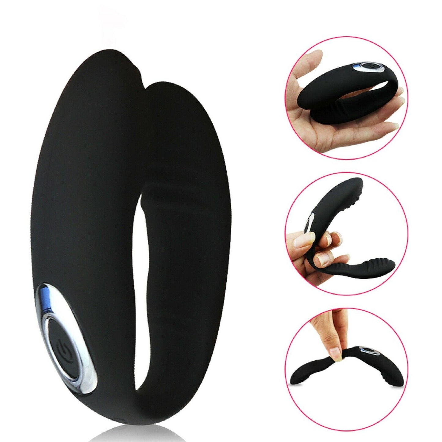G Spot Vibe U Vibrator Wearable Couples Vibrating Massager USB Adult Sex Toy
