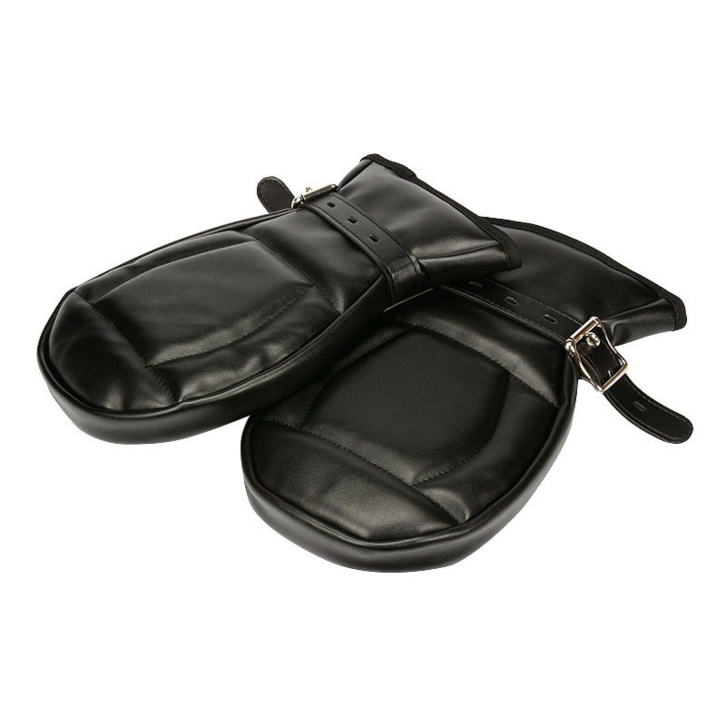 PU Flax Leather Mittens Gloves Puppy Pup Play BDSM Bondage Fetish Restraint NEW