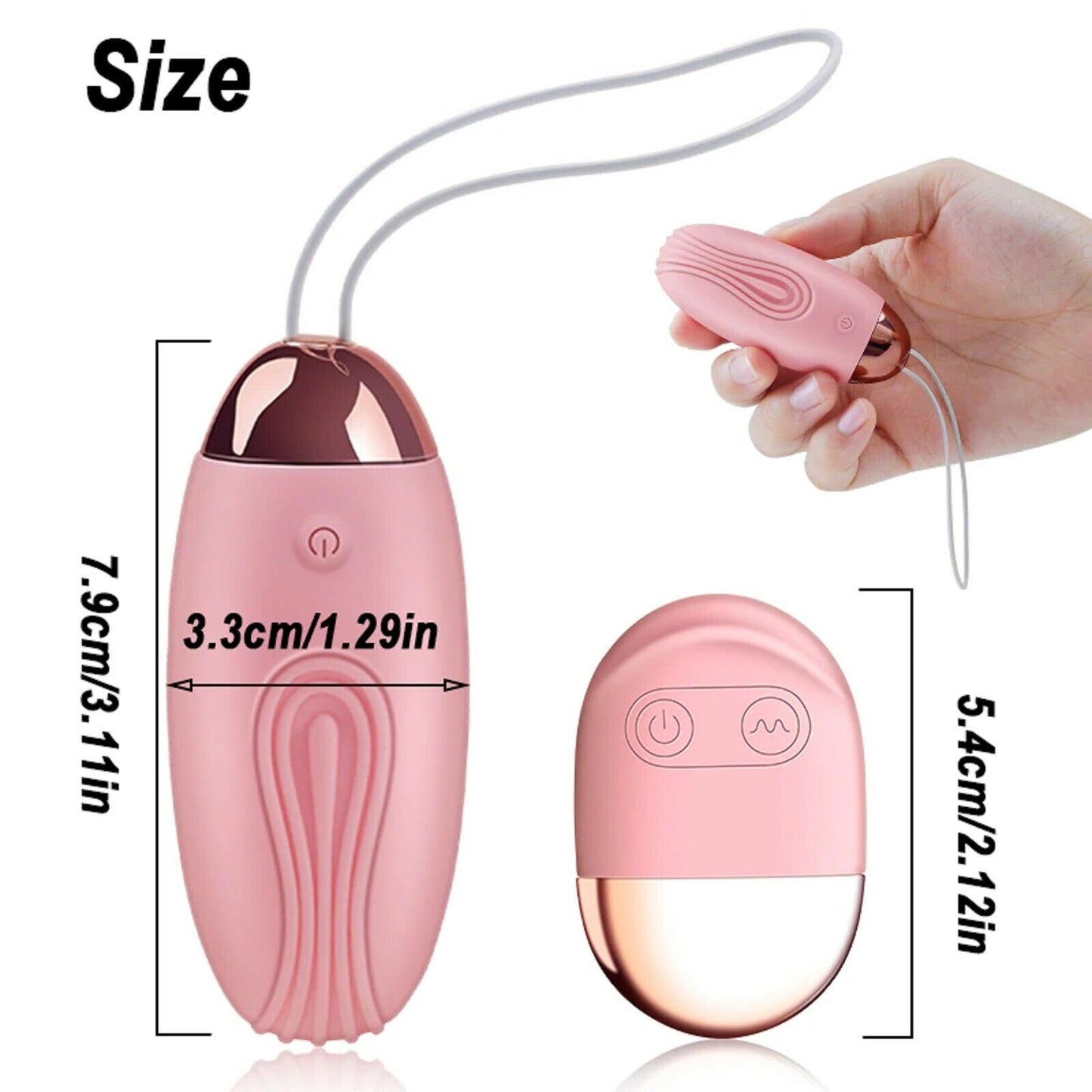Wireless Vibrator Wearable Egg Bullet Vibrating Panties Female Adult Sex Toy NEW