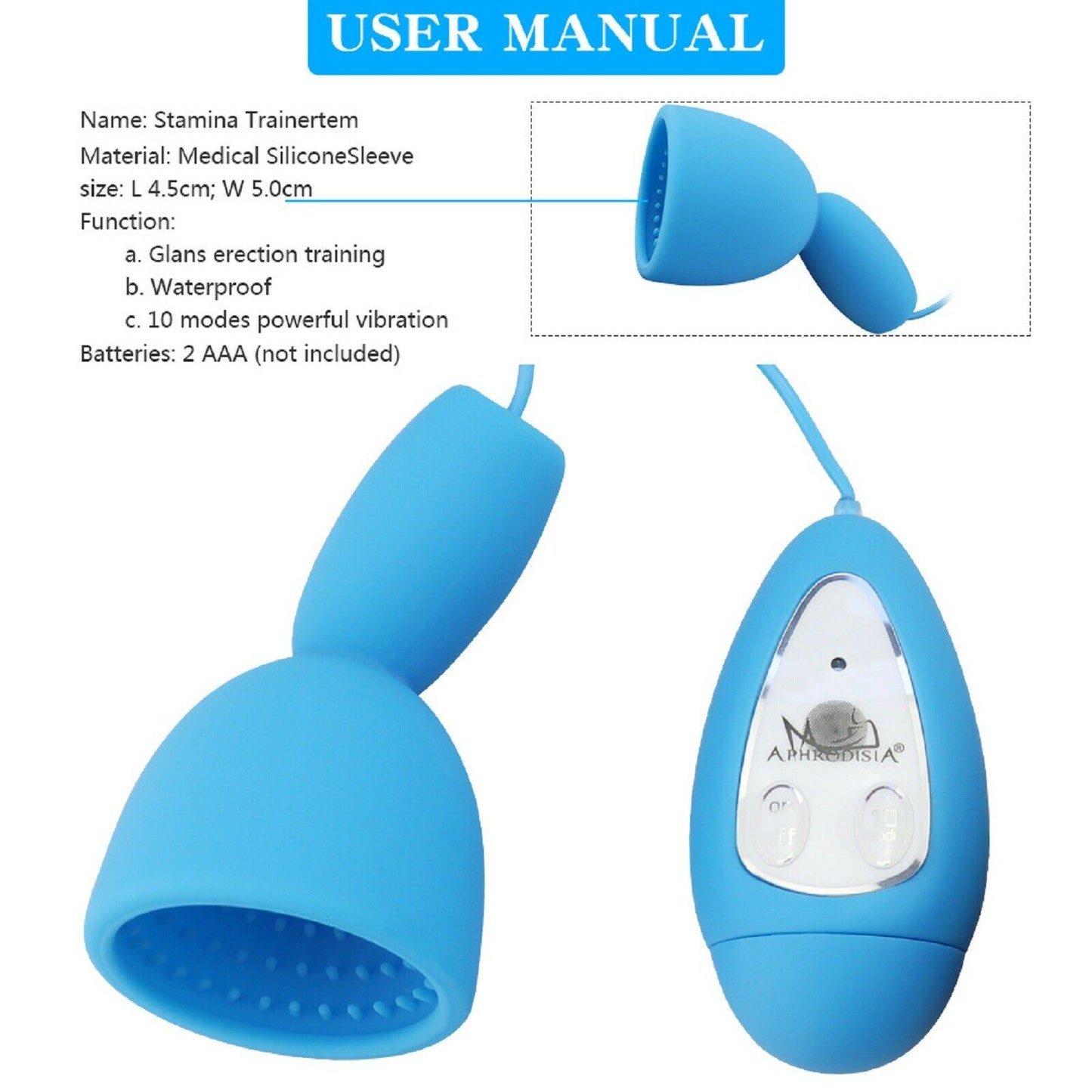 Vibrating Male Masturbator Stroker Automatic Penis Vibrator Trainer Men Sex Toy